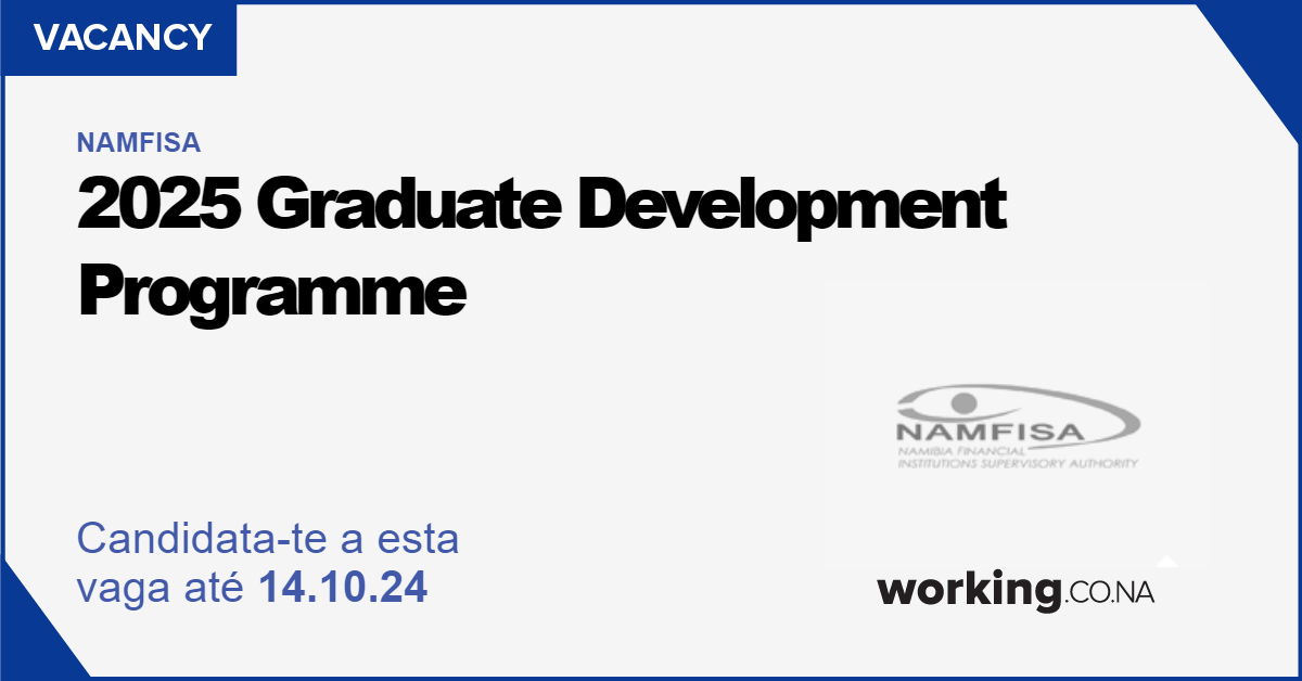 NAMFISA: 2025 Graduate Development Programme, Windhoek - Working.co.na